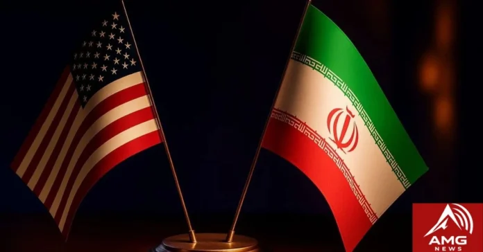 US-Iran conflict map showing airstrikes in southern Iran and Iranian missile attacks across the Gulf region.
