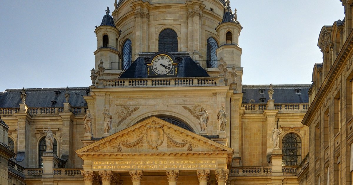Chapelle Sainte-Ursule de la Sorbonne in Paris, representing the French academic literary tradition Belléguic worked in