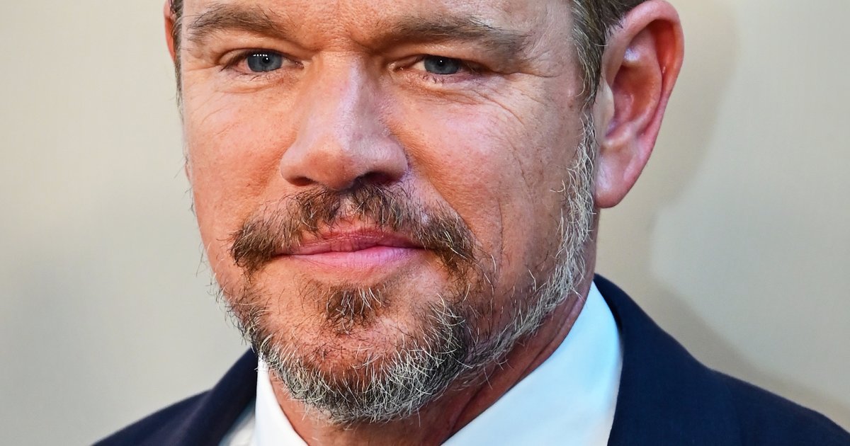 Portrait photograph of American actor and filmmaker Matt Damon