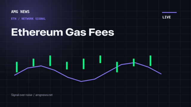 Ethereum Gas Fees - AMG News