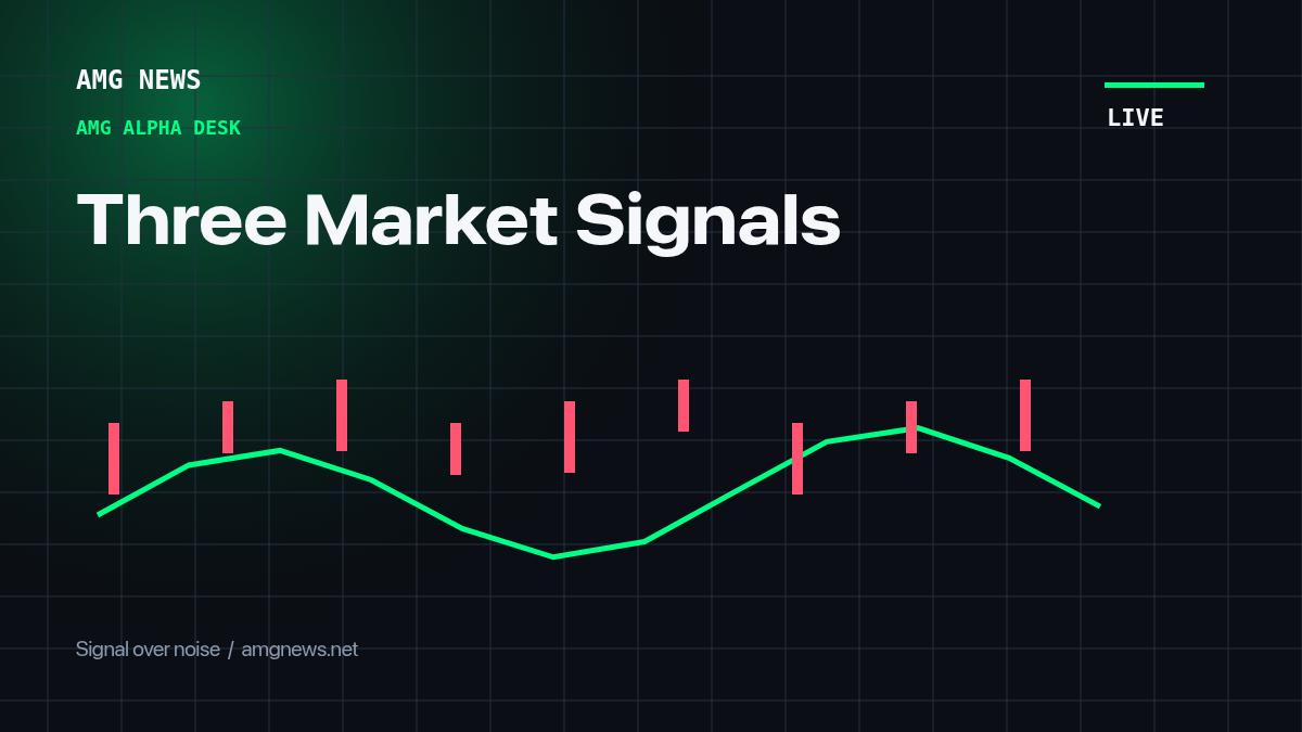 Three Market Signals - AMG News