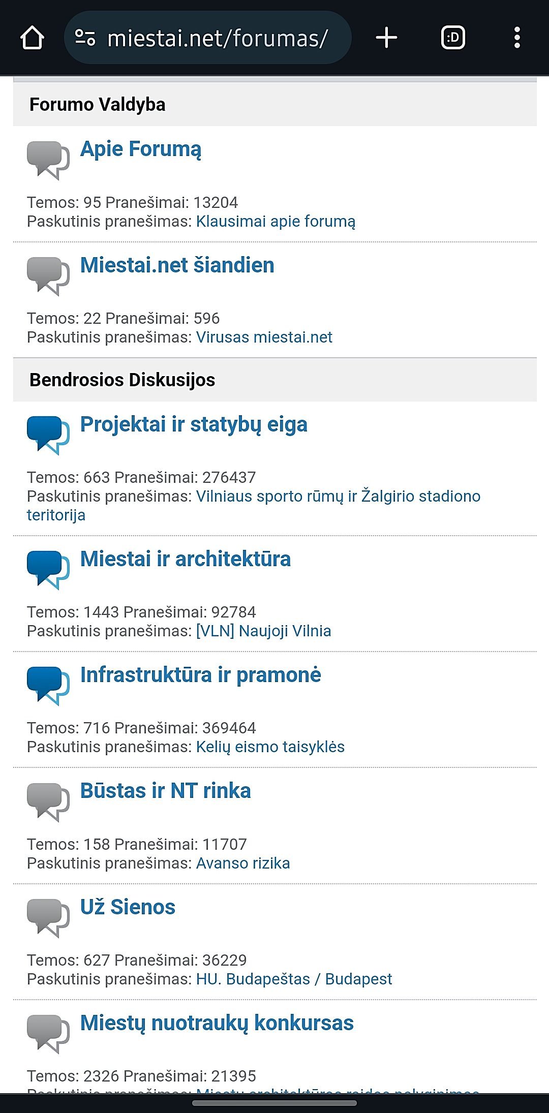 Mobile screenshot of forum discussion