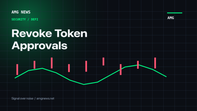 Revoke Token Approvals - AMG News