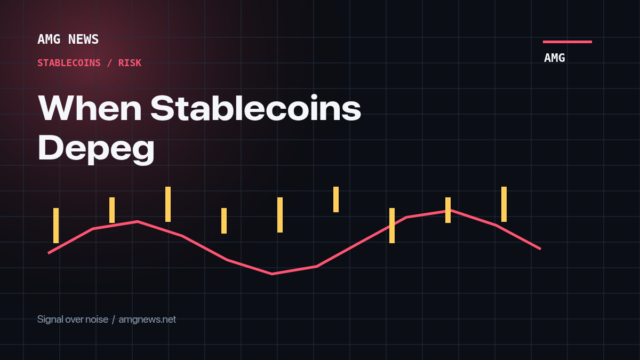 When Stablecoins Depeg - AMG News
