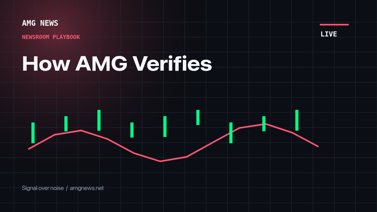 How AMG Verifies - AMG News