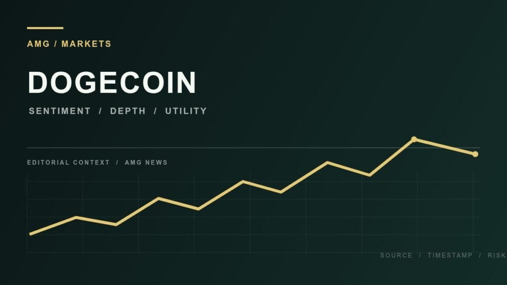 Dogecoin market analysis comparing liquidity, sentiment, utility, and market risk