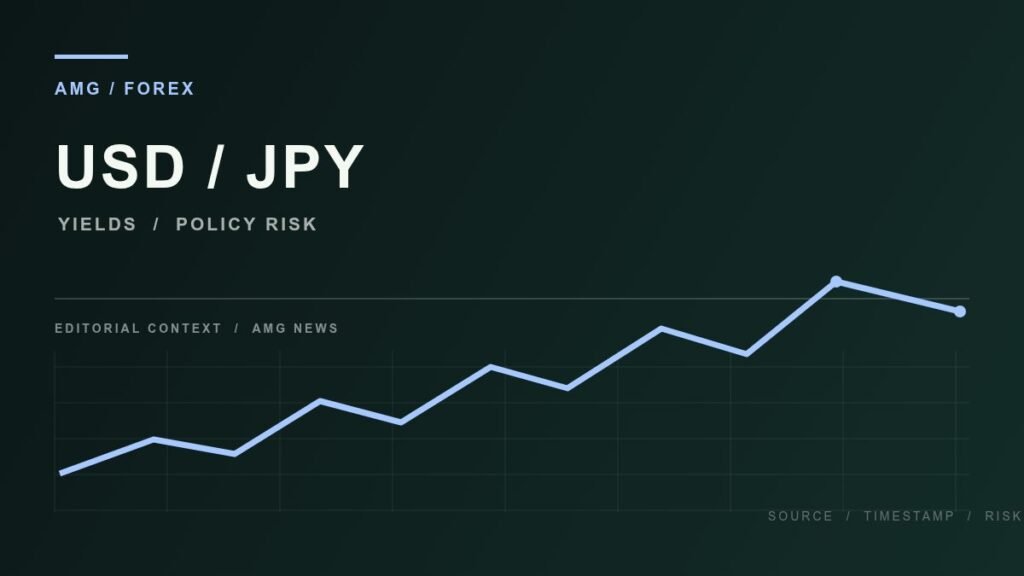 USD/JPY weekly analysis showing yield differentials, policy signals, and intervention risk
